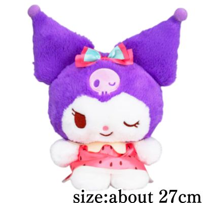 [Kuromi] Sanrio Characters Strawberry Milk Melt Doll BIG Type 2