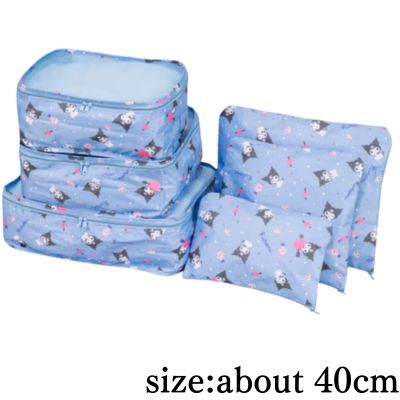 [Kuromi] My Melody♡Kuromi Simple and Cute Pouch Set