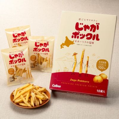 Calbee Jaga Pokkuru Okhotsk Salt Flavor [Best Before Date: 2026/08/02]