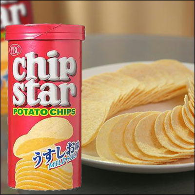 <1 set (8 packs)> Chipstar - Lightly Salted Flavor - [Best Before: 2027/03]