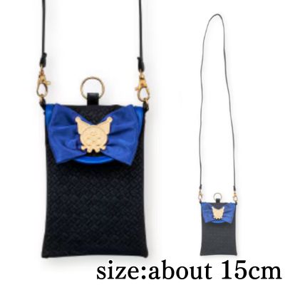 [Kuromi(black)] My Melody ♡ Kuromi Elegant Ribbon Gadget Case