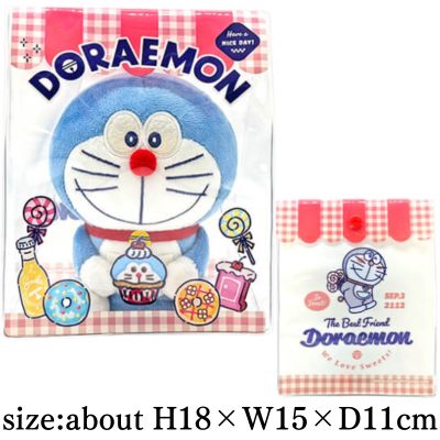 [Doraemon (Red)] Doraemon packaged sweets plush toy