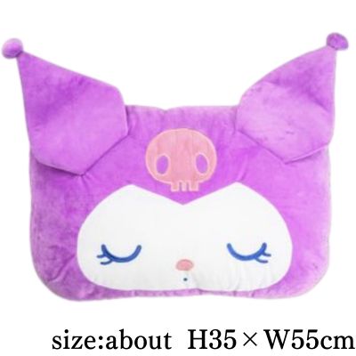 [Kuromi] Sanrio Characters Corner Round Cushion 3