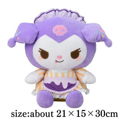 Yurukawa Sanrio Characters L Plush Toy “Kuromi” Pop'n Ice Stand