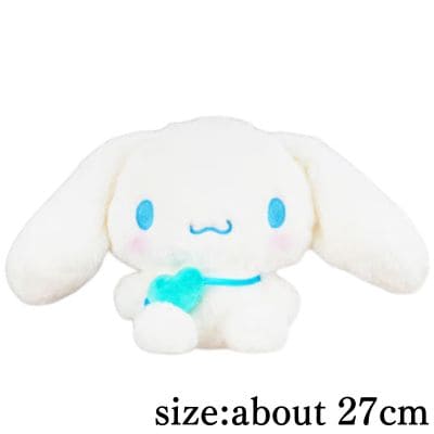 [Cinnamoroll] Sanrio Characters Heart Pochette Doll BIG Type 2