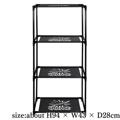 [White] Juggler 3-Tier Storage Rack