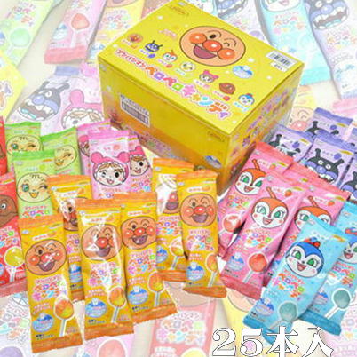 <1 Box (25 pieces)> Anpanman Lollipop [Best Before: March 2027]