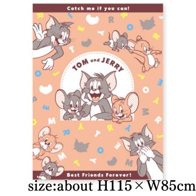 [Orange] Tom and Jerry: Goodnight Towel Blanket Ver. 3