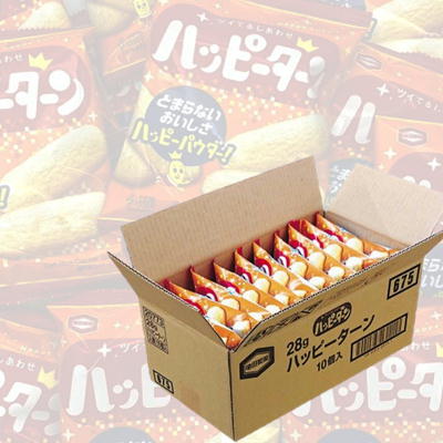 <1 Box (28g x 10 bags)> Kameda Happy Turn [Best Before: 2026/11/29]