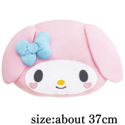 【My Melody】Sanrio Characters Heart Cheeks Cool Face Cushion