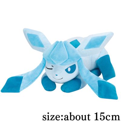 【그레이시[Glaceon] Pokémon Mofugutto Plush: Eevee Friends — Vaporeon & Glaceon (Naptime Ver.)아】 포켓 몬스터도 푹신한 장난감 이브이프렌즈~샤워즈・그레이시아~오히루네 ver.