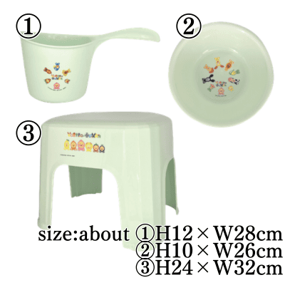 Kobito Dukan Bath Goods 3-Piece Set