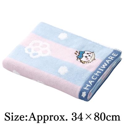 ◇★Early-Month Exclusive★ Chiikawa Face Towel – Bees / Hachiware – *Direct shipment; delivery date/time cannot be specified*