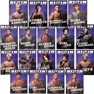 【Limited Quantity】＜Complete Set of 18 Fighters＞ RIZIN A1 Posters