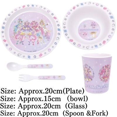 Pretty Cure: The Great Detective! 4-Piece Tableware Set