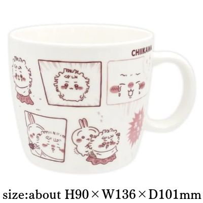 ◇ Chiikawa Comic Mug (Ratio: Chiikawa) *Direct shipment; delivery date/time cannot be specified.