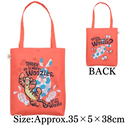 【Red】Winnie the Pooh Premium Tote Bag