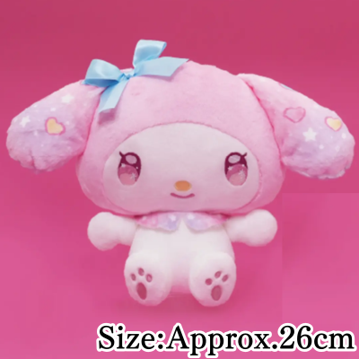 【My Melody】My Melody & Kuromi Uru-Uru Ribbon Doll BIG Plush