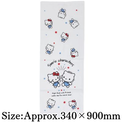 [Kitty & Daniel] Sanrio Characters Long Towel (Gauze on One Side)