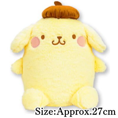 【Pompompurin】Sanrio Characters Mukyu Mukyu Doll BIG Type 1