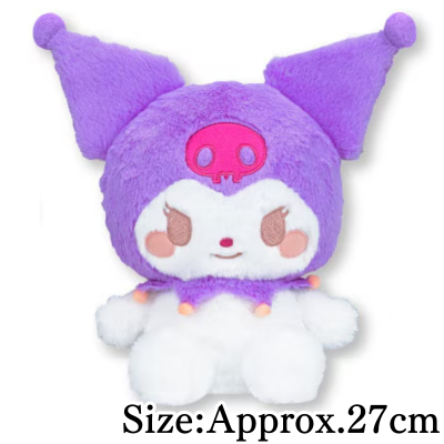 【Kuromi】Sanrio Characters Mukyu Mukyu Doll BIG Type 2