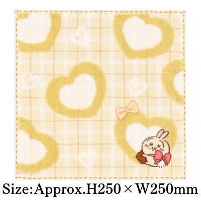 [Yellow] Chiikawa Towel Handkerchief – Chocolate & Cookies –