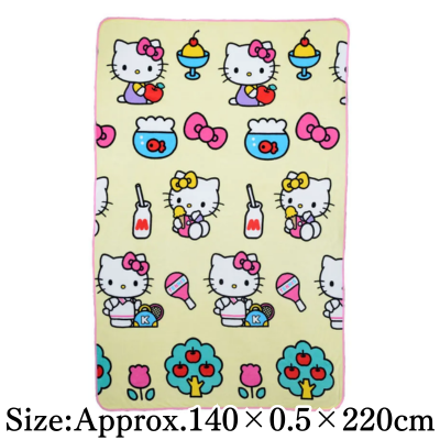 Hello Kitty Platinum Goods Fluffy BIG Blanket