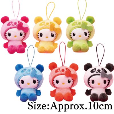 ■ Panda Hello Kitty Colorful Panda Mascot *Won as a drop-style prize