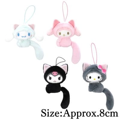 ■Sanrio Characters Nyangurumi Dangling Tail Mascot ~Pastel & Chic~　*Won as a drop-style prize