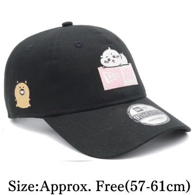 ◇★Limited to the beginning of the month★ [Black] New Era 9TWENTY Chiikawa Collaboration Cap *Direct shipment; delivery date/time cannot be specified.