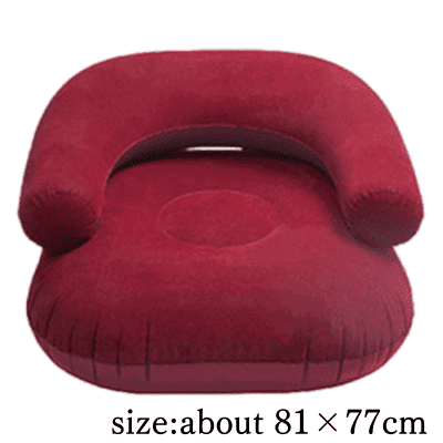 [WINE RED] Luxury Air Sofa