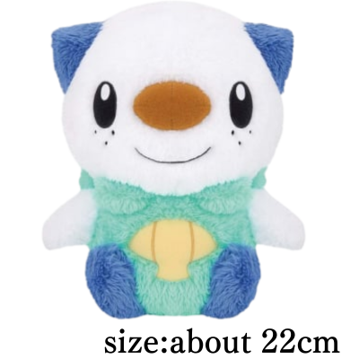 [Oshawott] Pokémon Fluffy Warm and Comforting Plush Toys - Piplup and Oshawott